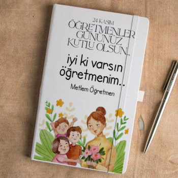 Öğretmenler Günü Tasarımlı Ajanda online tasarla