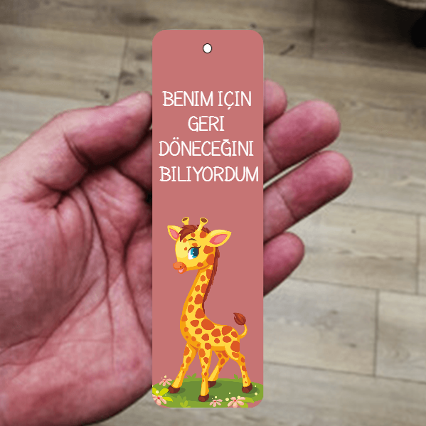 Zürafa Metal Kitap Ayracı