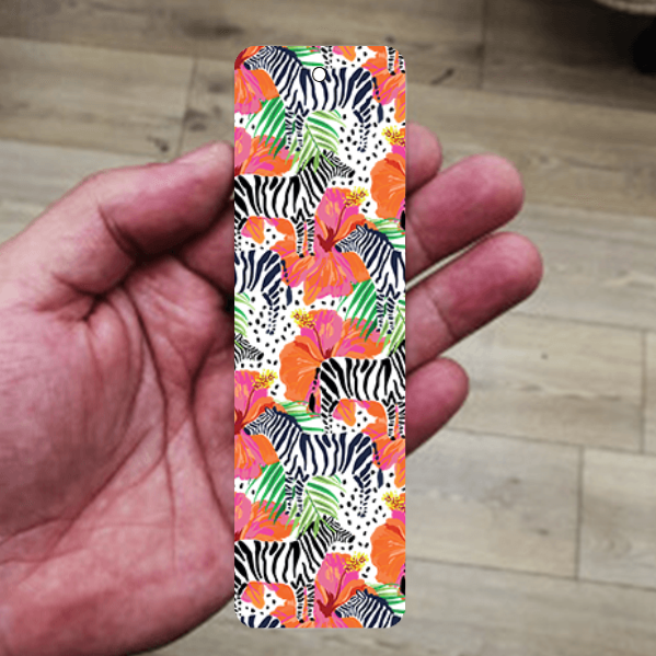 Zebra Desenli Metal Kitap Ayracı
