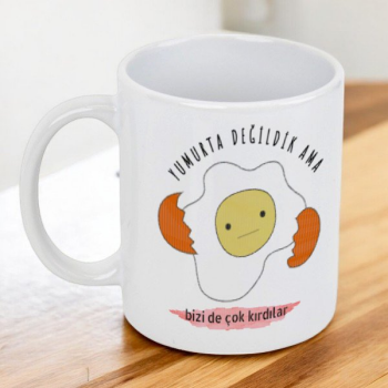Biz De Çok Kırıldık Tasarım Kupa