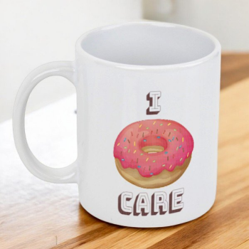 Donut Baskılı Kupa Bardak