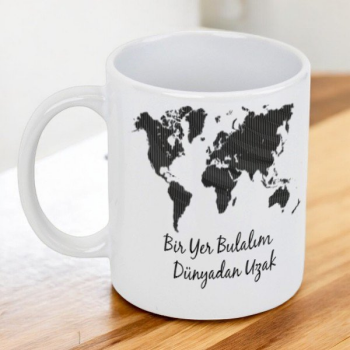 Dünyadan Uzak Tasarım Kupa