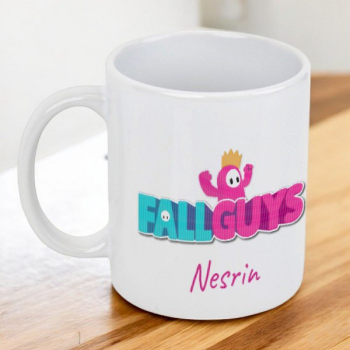 Fall Guys Logolu Kendin Tasarla Baskılı Kupa online tasarla