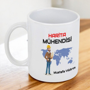 Harita Mühedisi 2 Kendin Tasarla Baskıl Kupa online tasarla