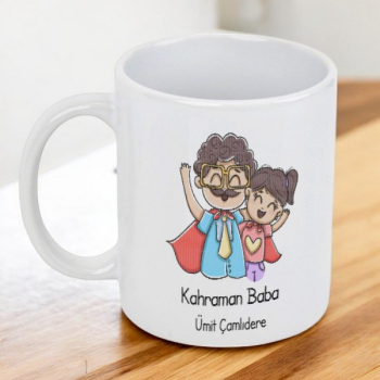 Kahraman Baba Tasarımlı Kupa Bardak