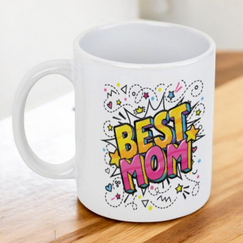 Kişiye Özel Kendin Tasarla Best Mom Tasarımlı Kupa Bardak