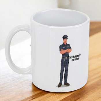 Polis Karakterli Kupa Bardak