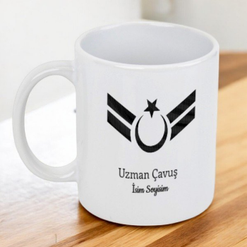 Uzman Çavuş Tasarımlı Kendin Tasarla Kupa