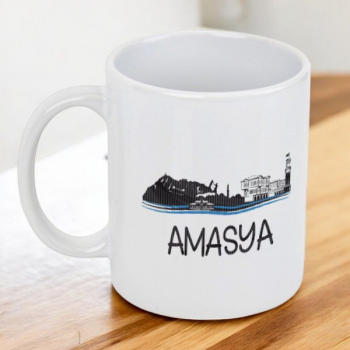 Amasya Tasarımlı Kupa Bardak