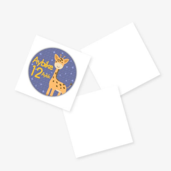 Baby Shower Kağıt Sticker (Yapışkanlı) online tasarla