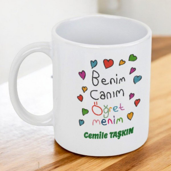 Benim Canım Öğretmenim Temalı Kupa