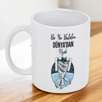 Bir Yer Bulalım Tasarım Baskılı Kupa