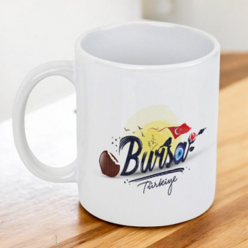 Bursa Tasarımlı Kupa Bardak