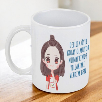 Delilik Tasarım Kendin Tasarla Kupa