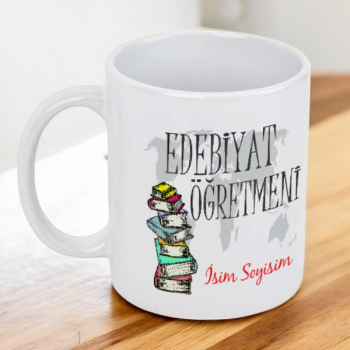 Edebiyat Öğretmenine Hediye Kupa
