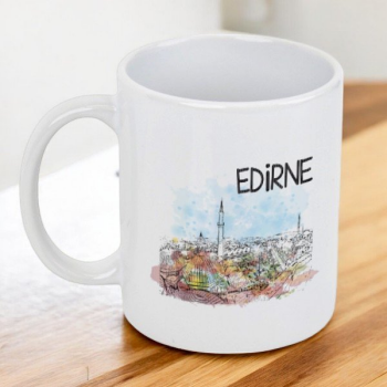 Edirne Tasarımlı Kupa Bardak