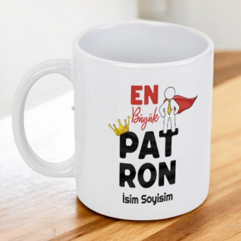 En Büyük Patron Tasarımlı Kupa