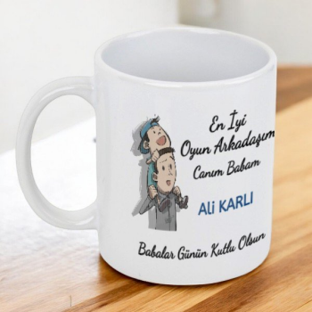 En İyi Oyun Arkadaşım Babam Temalı Kupa