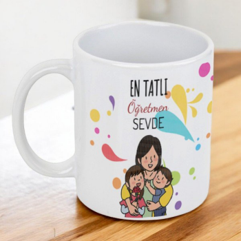 En Tatlı Öğretmen Tasarımlı Kupa