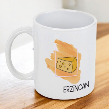 Erzincan Tasarımlı Kupa Bardak