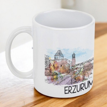 Erzurum Tasarımlı Kupa Bardak