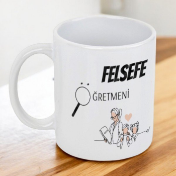 Felsefe Öğretmenine Özel Baskılı Kupa