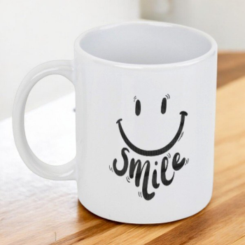 Gamze Baş Harfli  Smile  Tasarımlı Kupa Bardak