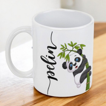 Kişiye Özel Panda Temalı Kupa Bardak