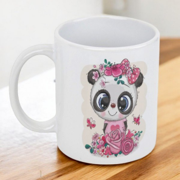 Panda Tasarım  Kendin Tasarla Baskılı Kupa Bardak