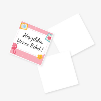 Pembe Noktalı Etiket
