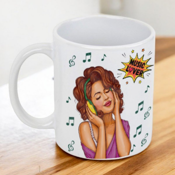 Pop Art Tasarımlı Kupa