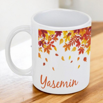 Sonbahar Temalı Kişiye Özel Kupa