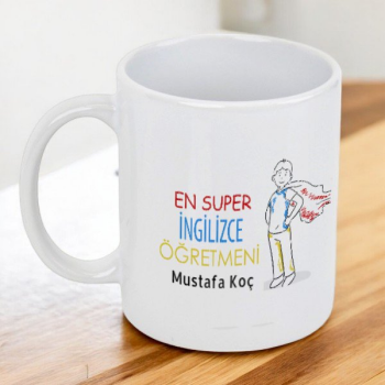 Super Öğretmen Temalı Hediye Kupa