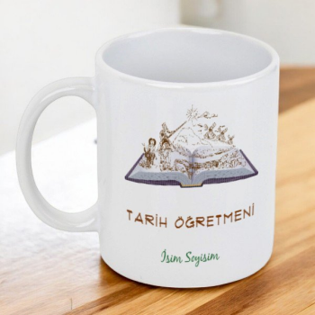 Tarih Öğretmeni Temalı Kupa Bardak