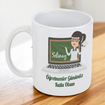 Uzaktan Eğitim Öğretmenine Özel Hediye Kupa