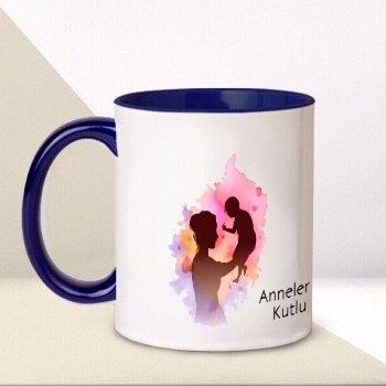 Anne Çoçuk Baskılı Kupa Bardak online tasarla