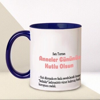 Anneler Gününe Özel Kalpli Kupa online tasarla