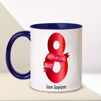 Kadınlar Günü Kupa Tasarımı online tasarla