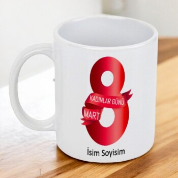 Kadınlar Günü Kupa Tasarımı online tasarla