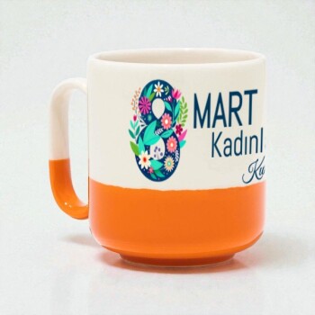 Modern Dip Turuncu Kupa