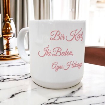 Porselen Bella Beyaz Kupa Bardak