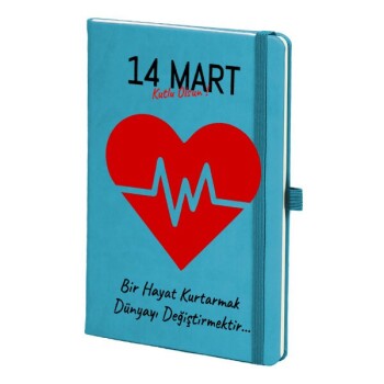 14 Mart Tıp Bayramına Özel Beyaz Ajanda online tasarla