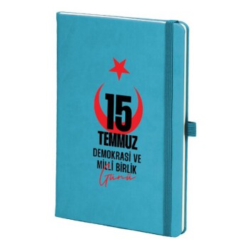 15 Temmuz Özel Tarihsiz Beyaz Ajanda / Defter 13X21Cm online tasarla