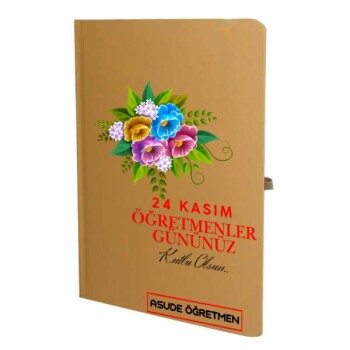 Tarihsiz Çizgili Taba Ajanda/Defter 13X21Cm