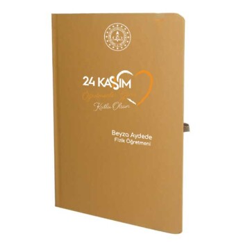 Tarihsiz Çizgili Taba Ajanda/Defter 13X21Cm