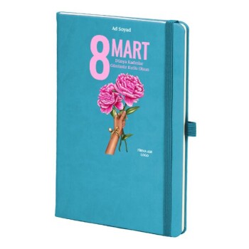 8 Mart Dünya Kadınlar Günü Ajanda Tasarımı online tasarla