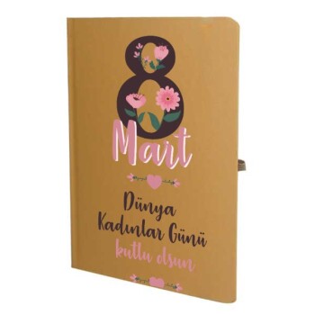 Tarihsiz Çizgili Taba Ajanda/Defter 13X21Cm