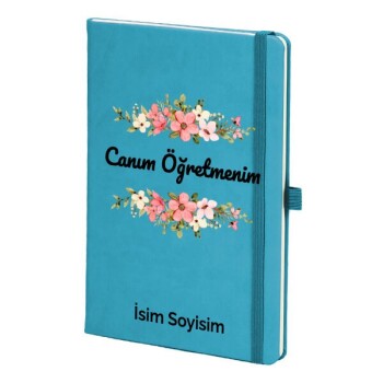 "Canım Öğretmenim" Tasarımlı Beyaz Ajanda online tasarla
