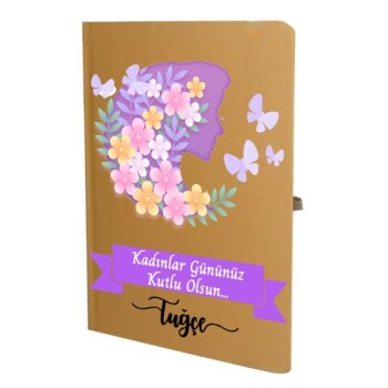 Tarihsiz Çizgili Taba Ajanda/Defter 13X21Cm