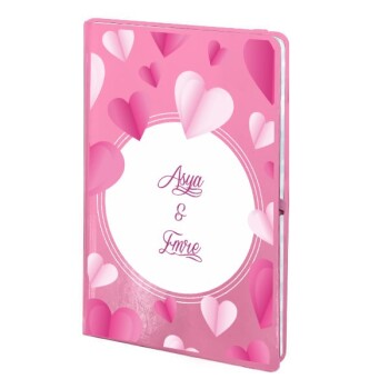 Tarihsiz Pembe Ajanda / Defter